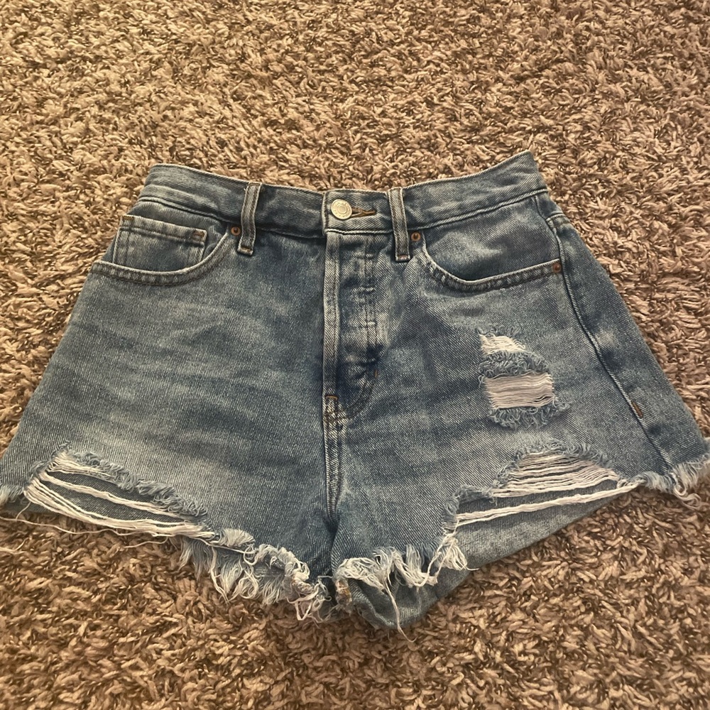 Vintage High Rise Jean Shorts